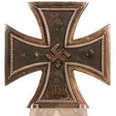 Железный крест 1 степени 1939. Фриц Циммерманн. Левосторонний крюк
