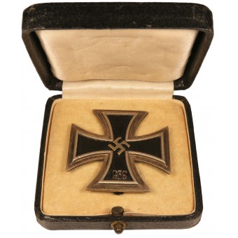Croix de fer de première classe 1939. Wächter und Lange. Type de pinback précoce. Espenlaub militaria