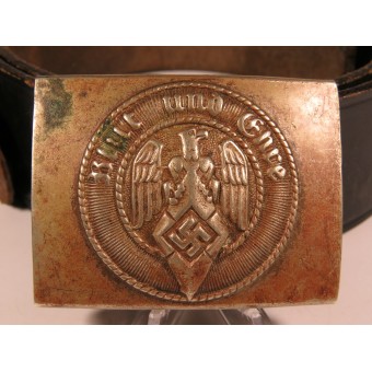 Cinturón de las Juventudes Hitlerianas con hebilla, primera edición de 1935-36 aprox.. Espenlaub militaria