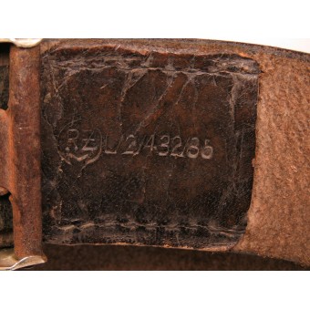 Cintura della Gioventù hitleriana con fibbia, prima emissione circa 1935-36. Espenlaub militaria