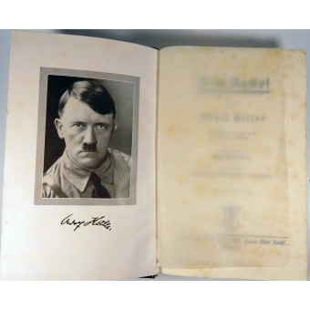 Weißenthurm ville cadeau de mariage Mein Kampf 1938 livre. 317-321 Auflage. Espenlaub militaria