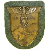 1941-1942 Krimschild bronzierter Stahl