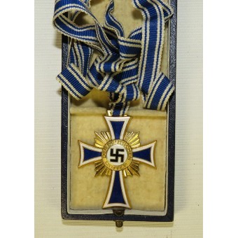 3ème Reich croix de mère allemande - Ehrenkreuz der Deutschen Mutter, Or. Espenlaub militaria