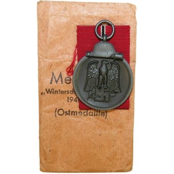 Medalla de frente oriental 1941-42 por Moriz Hausch. Espenlaub militaria