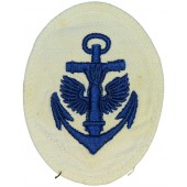 Insignia de rango de la Kriegsmarine para suboficiales de Artillería Naval