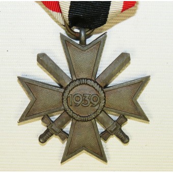 Mérito KVK Guerra 1939- cruz de segunda clase con espadas marcó 45. Espenlaub militaria