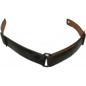 Leather chinstrap for SS-VT or Waffen SS visor hat