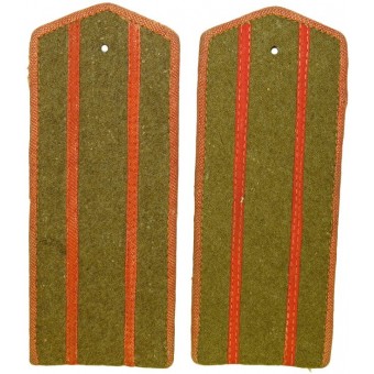 RKKA, sowjetische Offiziere im Rang über großen, nicht ausgegebenen Schulterklappen aus der Kriegszeit. Espenlaub militaria