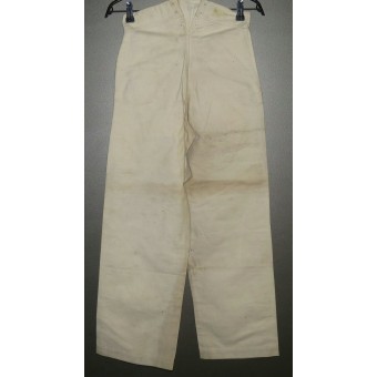 SA-Marine pantalones blancos de Adolf Hitler Schule, marcados. Espenlaub militaria