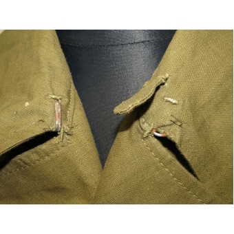 Wehrmacht Heer tropicale motociclista cappotto cotone impermeabile - Kradmantel. Espenlaub militaria