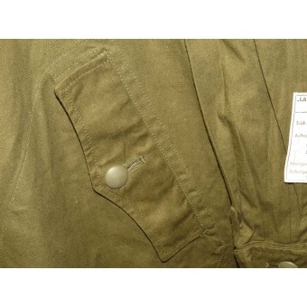 Wehrmacht Heer tropical motociclista capa de algodón resistente al agua - Kradmantel. Espenlaub militaria