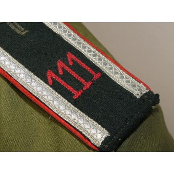 Мундир унтерофицера 111 Горного Артиллерийского полка, выполнен из советской плащ-палатки. Espenlaub militaria
