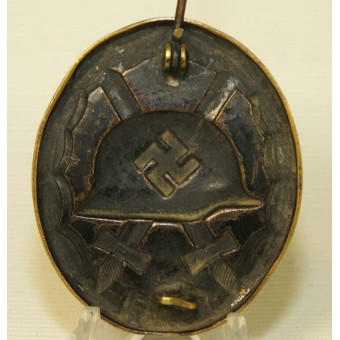 Badge Wound 1939, noir, laiton. Espenlaub militaria