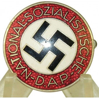 3. Reich NSDAP Abzeichen, M1/6 RZM - Karl Hensler. Espenlaub militaria