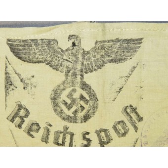 3rd Reich Post Service helper armband, has inscription Reichspost Soforthilfe. Espenlaub militaria