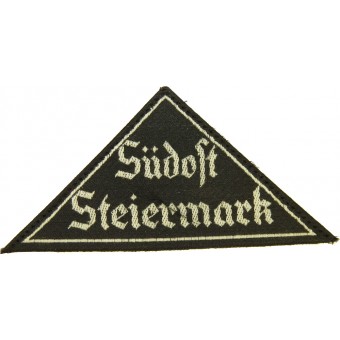 BDM-ärmens triangelplåt Südost Steiermark. Espenlaub militaria