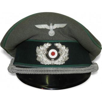 Combattimento Gebirgsjager- Montagna truppe visiera del cappello da Erel. Espenlaub militaria
