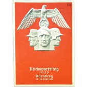 Feldpostkarte Reichsparteitag Nürnberg syyskuu,10-16 1935