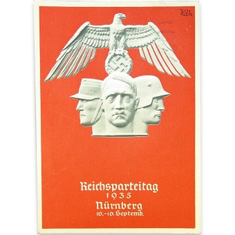 Feldpostkarte Reichsparteitag Nürnberg Septembre, 10-16 1935. Espenlaub militaria