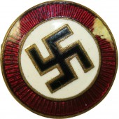 Insignia de simpatizante del Partido Nacionalsocialista Obrero Alemán NSDAP, 17,5 mm