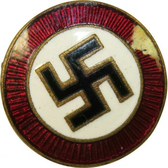 Saksan kansallissosialistinen työväenpuolue NSDAP -sympaatinimerkki, 17,5 mm. Espenlaub militaria