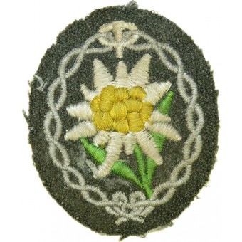 Нарукавная эмблема горно егерских частей Вермахта М 40. Espenlaub militaria
