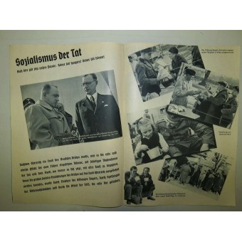 Brochure de vote, 1938. Réunification (Anschluss) de lAutriche avec le 3e Reich.. Espenlaub militaria