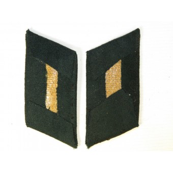 Nice tunic removed German Army collar tabs for Wehrmacht infantry officer. Espenlaub militaria