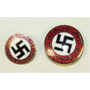 NSDAP distintivo del partito, di media dimensione, GES.GESCH.. Espenlaub militaria