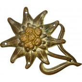 Vorkriegs-Edelweissabzeichen für die Gebirgsjäger-Mütze