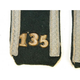 Correas de hombro de la infantería de transición Raras, 135 regimant. Espenlaub militaria