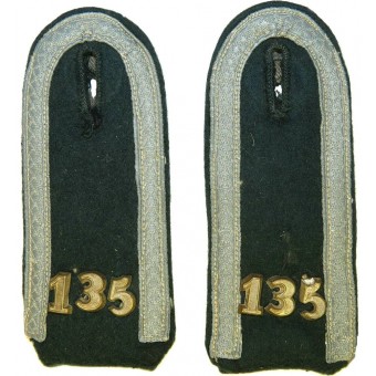 Correas de hombro de la infantería de transición Raras, 135 regimant. Espenlaub militaria