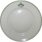 Тарелка РКВМФ для вторых блюд, из флотской или корабельной столовой