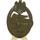 Tank Assault badge by Rufold Souval, Panzerkampfabzeichen, bronze