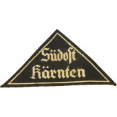 The League of German Girls triangle patch "Südost Kärnten"