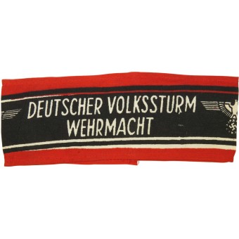 WW2 Deutscher Volksturm Armbinde - Deutscher Volkssturm Wehrmacht. Espenlaub militaria