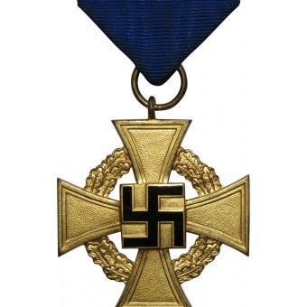 Kreuz für 40 Jahre treue Dienste. Treudienst-Ehrenzeichen für Beamte Angestellte und Arbeiter. Espenlaub militaria