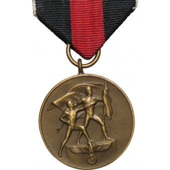 Anexión de la medalla de Sudetes, octubre 01 1938. Espenlaub militaria