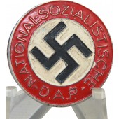 Zinc NSDAP member badge - mint. Wilhelm Deumer