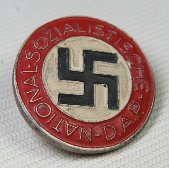 Zinc NSDAP member badge - mint. Wilhelm Deumer. Espenlaub militaria