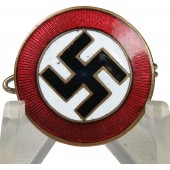 Insignia de simpatizante del NSDAP. 18,7mm. Excelente estado