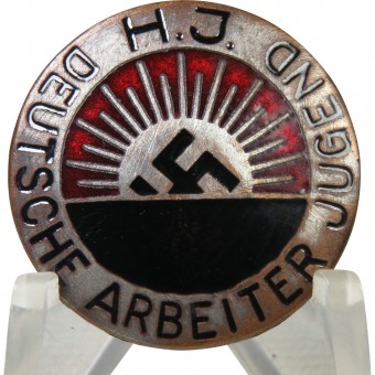 Ges. Gesch gemarkeerd Vroeg Hitlerjugend Lid Badge. Espenlaub militaria