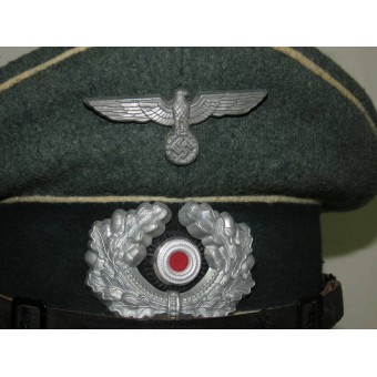 Sombrero de visera infantería para los suboficiales de la Wehrmacht Heer. tamaño 60. Espenlaub militaria