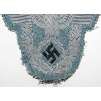 3rd Reich field police BeVo eagle for tunic. Uniform removed example. Espenlaub militaria