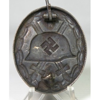 Unmarked badge blessure en noir 1939, variante bleui. Espenlaub militaria