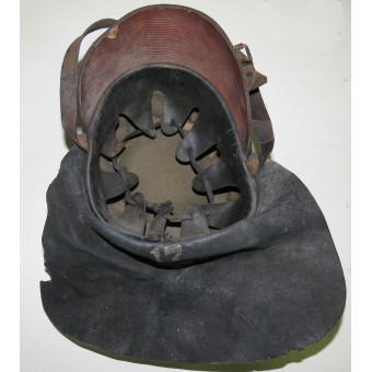 Кожаный защитный шлем RLB. Имперский союз ПВО. Espenlaub militaria