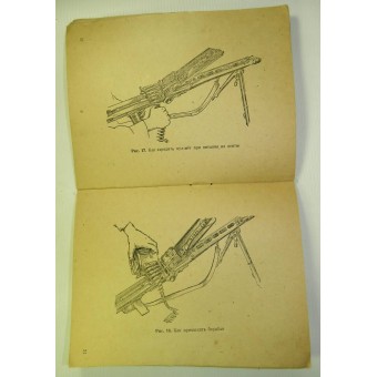 Röda arméns handbok för den tyska 7,92-mm-maskinpistolen MG 42, 1944.. Espenlaub militaria