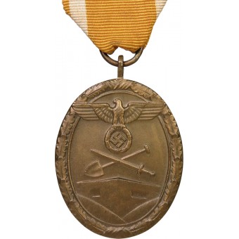 Медаль «За сооружение Атлантического вала» Бронза. Espenlaub militaria