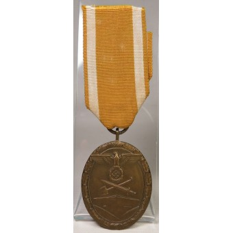 Bronce hizo medalla de la pared del oeste primero el tipo. Espenlaub militaria
