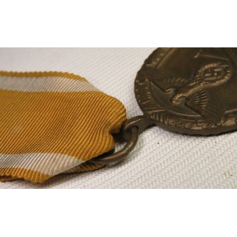 Medalj i brons för den västra väggen 1:a typen. Espenlaub militaria